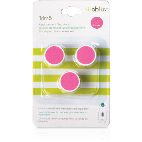 bblüv White/Pink Baby Elektrisk Nail File Refill 0–3 Months