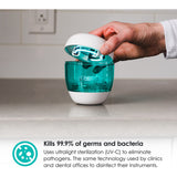 bblüv White/Aqua Portable Sterilizer