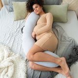 Doomoo Striped Grey Nursing & Pregnancy Pute