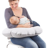 Doomoo Striped Grey Nursing Pute