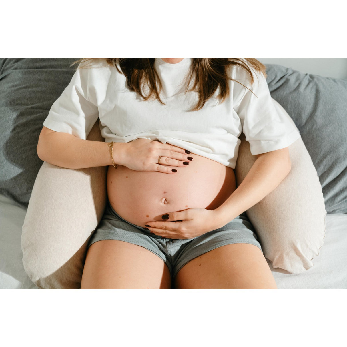Doomoo Melange Sand Nursing & Pregnancy Pute