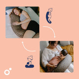 Doomoo Dark Leopard Nursing & Pregnancy Pute