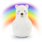 Pabobo White Bear Night Light Med Colour Sensor