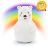 Pabobo White Bear Night Light Med Colour Sensor