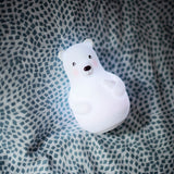 Pabobo White Bear Night Light Med Colour Sensor