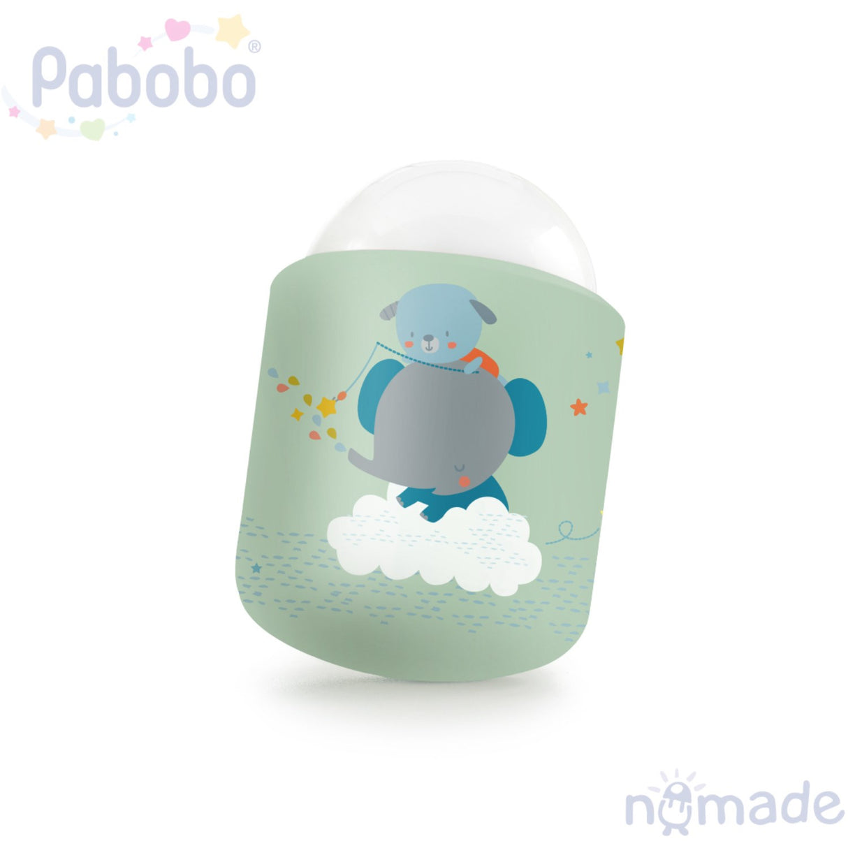 Pabobo Elephant Green Nomad Night Light