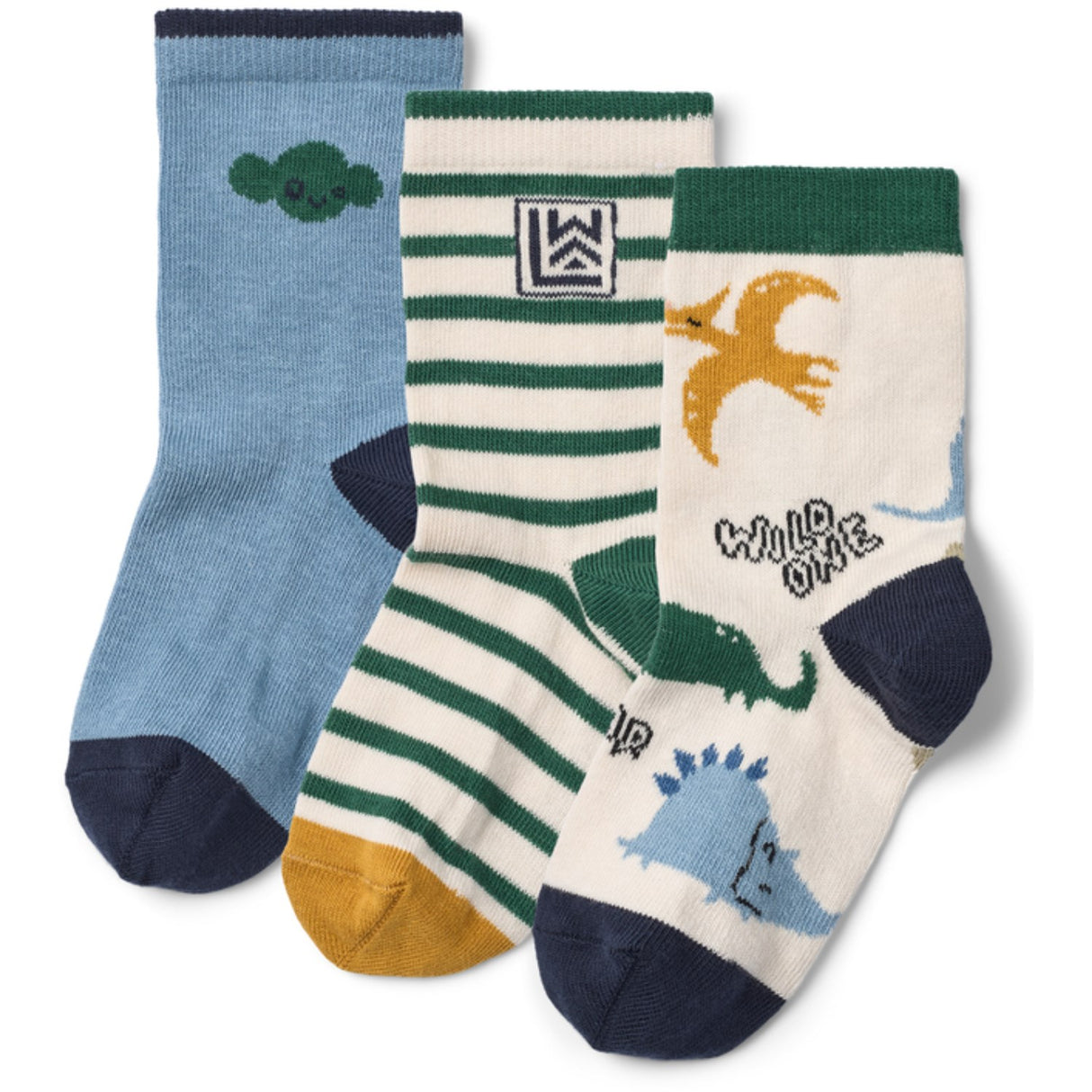 LIEWOOD Cool Kids Multi Mix Silas Strømper 3-Pakning