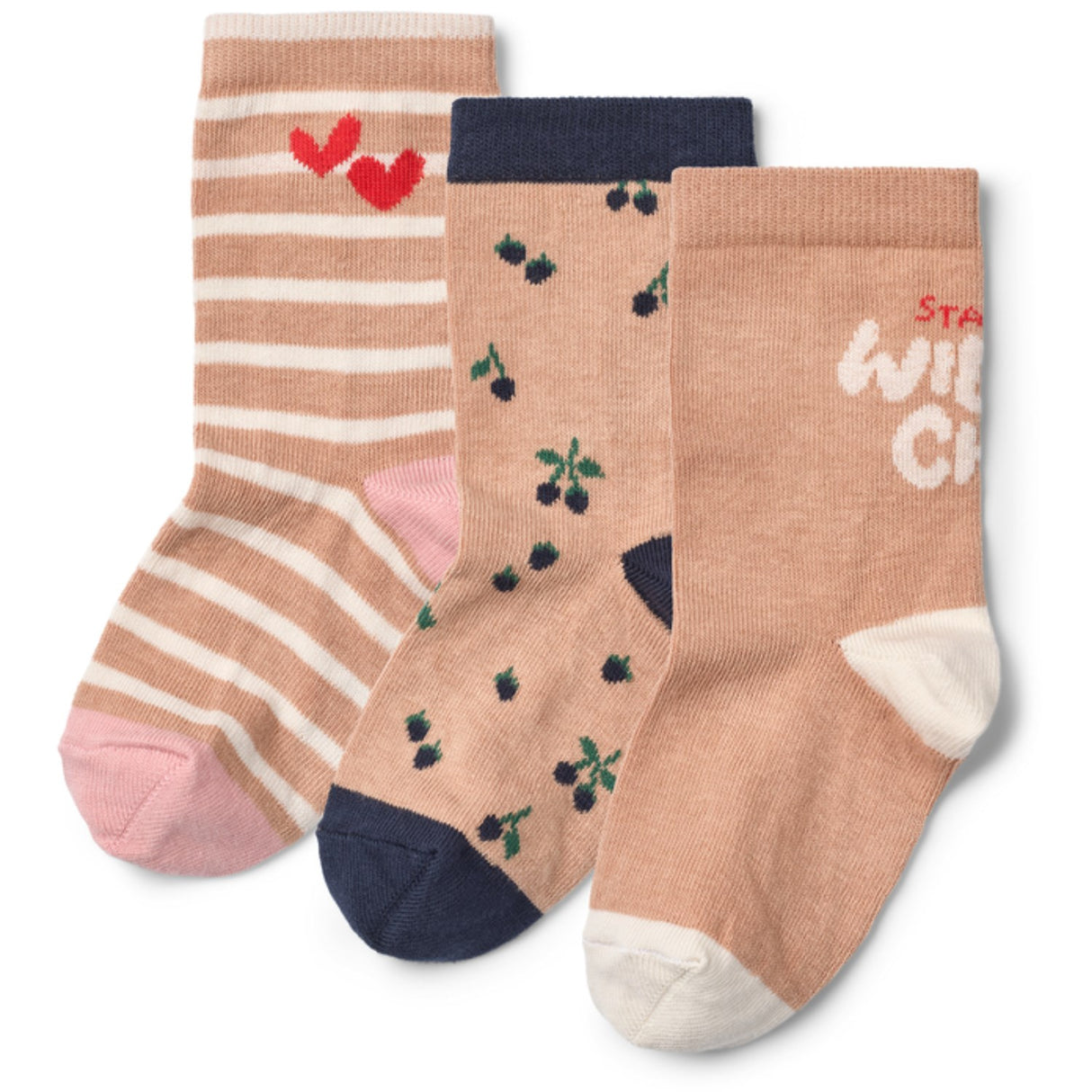 LIEWOOD Berry Multi Mix Silas Strømper 3-Pakning