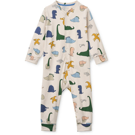 LIEWOOD Dino Roar / Sandy Birk Grow Printed Pyjamas Buksedrakt
