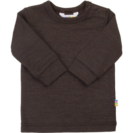 Joha Drk. Brown Bluse Med Long Ermer