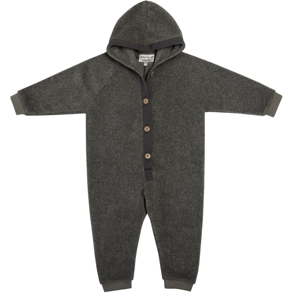 Growing Up by Steffensen Copenhagen Bark Fleece Jump W/Rib