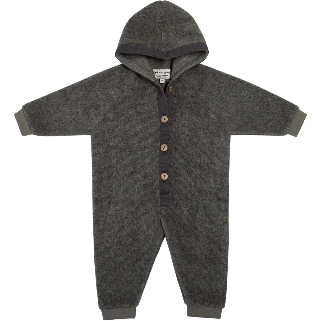 Growing Up by Steffensen Copenhagen Bark Fleece Jump W/Rib