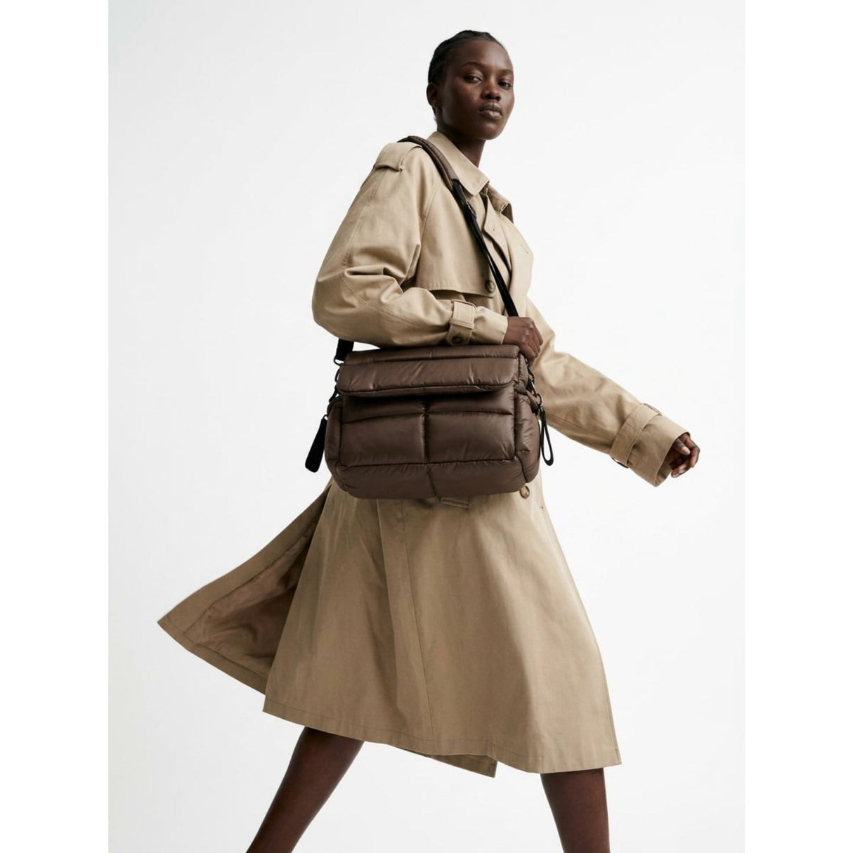 KongWalther Puffer Chocolate Brown Stelleveske