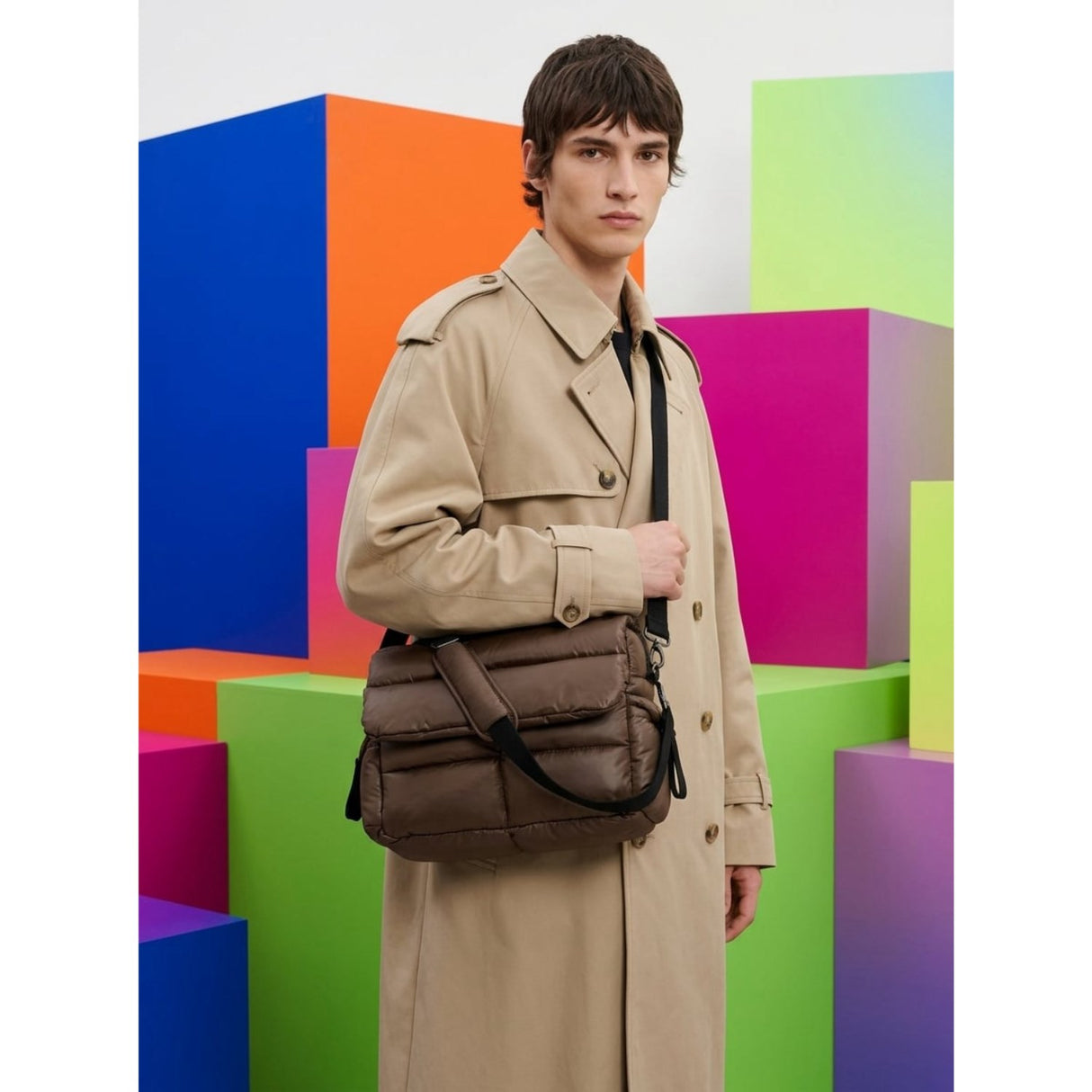 KongWalther Puffer Chocolate Brown Stelleveske
