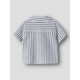 Name It Vintage Indigo Cloud Dancer Nbmfedenis Ss Skjorte