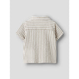 Name It Chateau Gray Cloud Dancer Nbmfedenis Ss Skjorte