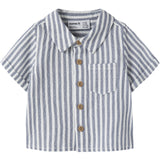 Name It Vintage Indigo Cloud Dancer Nbmfedenis Ss Skjorte