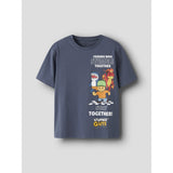 Name It Vintage Indigo Nkmmini Stumbleg Ss Nreg Topp Box Sky
