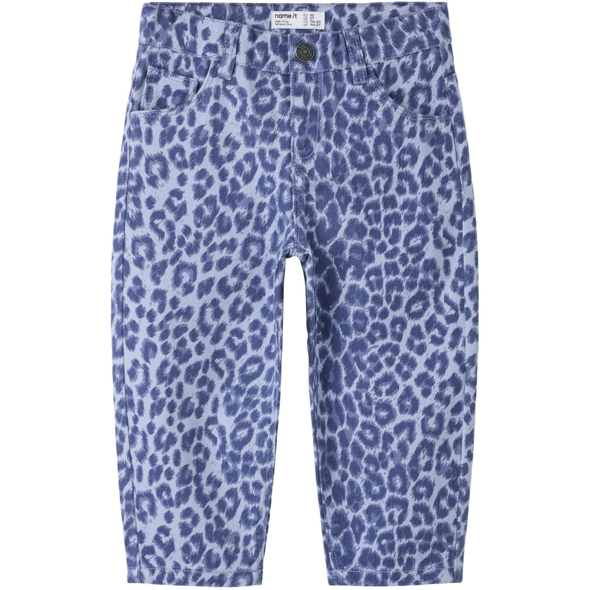 Name It Purple Impression Leo Nmfbella Mor Leo Twill Bukser 4002-Td F