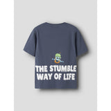 Name It Vintage Indigo Nkmmini Stumbleg Ss Nreg Topp Box Sky