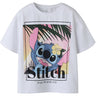Name It Bright White Nkfaftina Stitch Ss Nreg Topp Box Wdi