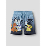 Name It Bluefish Nmmpmccoy Pokemon Long Swimshorts Sky