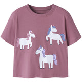 Name It Mesa Rose Unicorns Nmfvelda Ss Nreg Topp