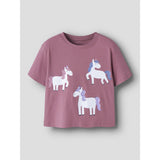 Name It Mesa Rose Unicorns Nmfvelda Ss Nreg Topp