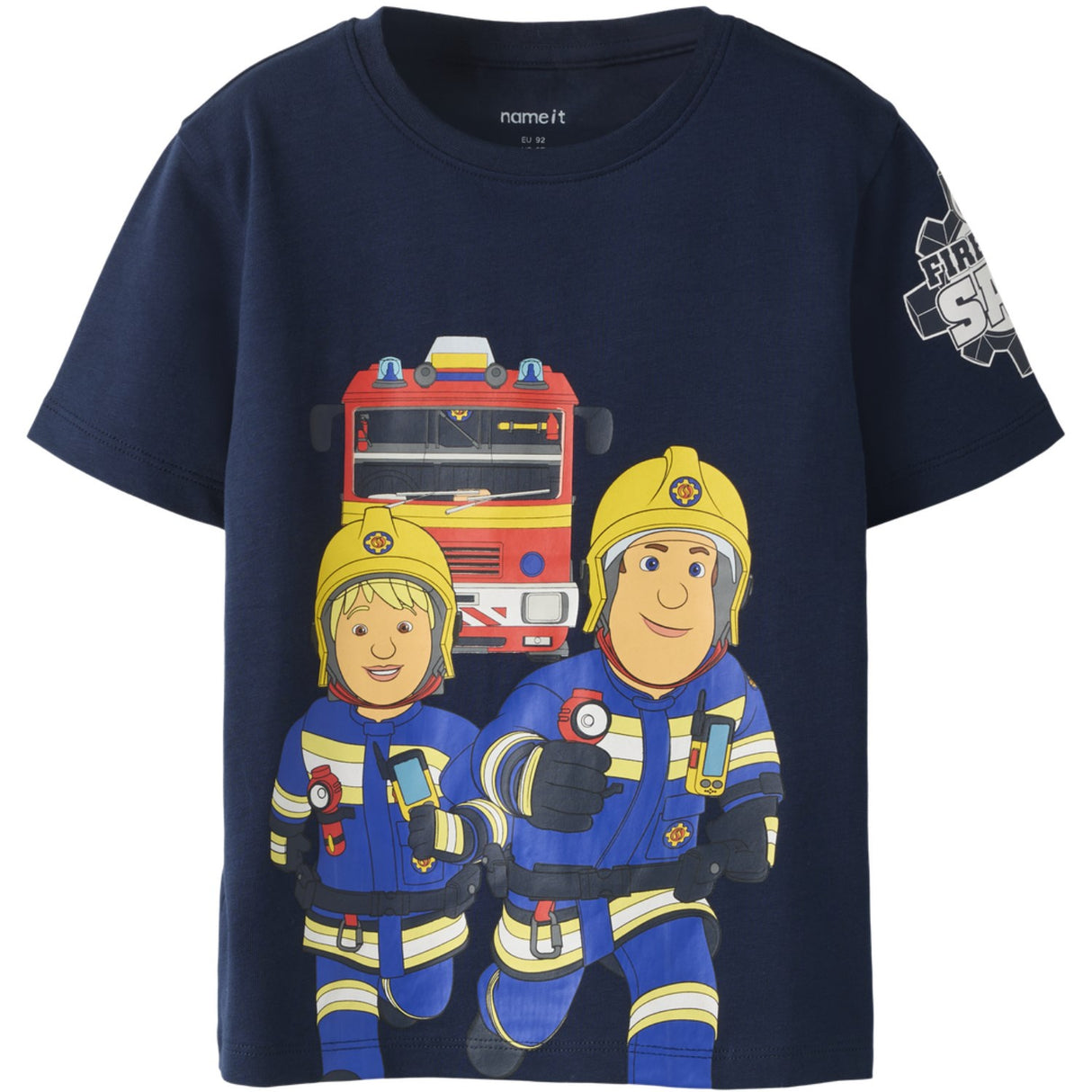Name It Navy Blazer Nmmarson Fireman Ss Nreg Topp Box Mat