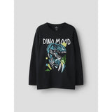Name It Black Nkmdorak Ls Nreg Topp