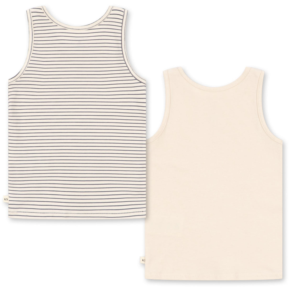 Konges Sløjd Blue Stripe Basic 2 Pakke Tank Topp Gots