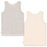 Konges Sløjd Blue Stripe Basic 2 Pakke Tank Topp Gots