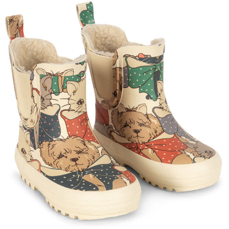 Konges Sløjd Like Cats And Dogs Roi Printed Rain Støvler