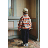 Konges Sløjd Tangerine Stripe Jody Embroidery Teddybjørn Jakke Grs
