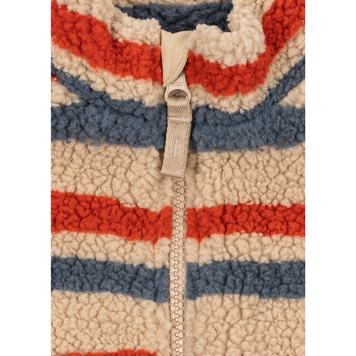 Konges Sløjd Tangerine Stripe Jody Embroidery Teddybjørn Jakke Grs