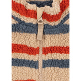 Konges Sløjd Tangerine Stripe Jody Embroidery Teddybjørn Jakke Grs
