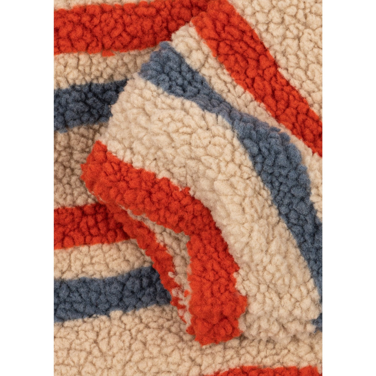 Konges Sløjd Tangerine Stripe Jody Embroidery Teddybjørn Jakke Grs