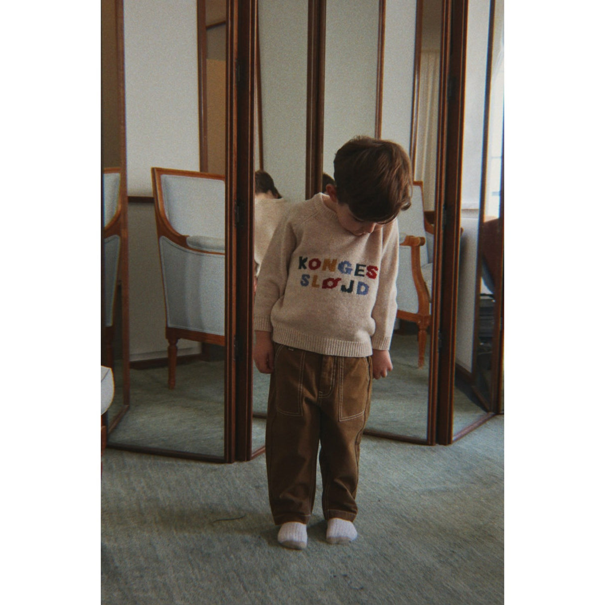 Konges Sløjd Off White Billi Strikk Sweater