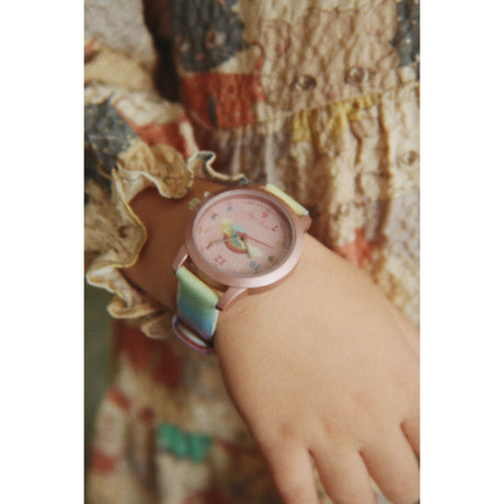 Konges Sløjd Rainbow Glitter Kids Klokke Rainbow