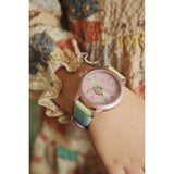 Konges Sløjd Rainbow Glitter Kids Klokke Rainbow