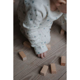 Petit Piao Eggnog Blueberry Aop Ppgracie Pointelle Leggings