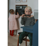 Petit Piao Trekking Green Multistriped Ppsong Bluse