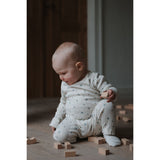 Petit Piao Eggnog Blueberry Aop Ppgracie Pointelle Leggings