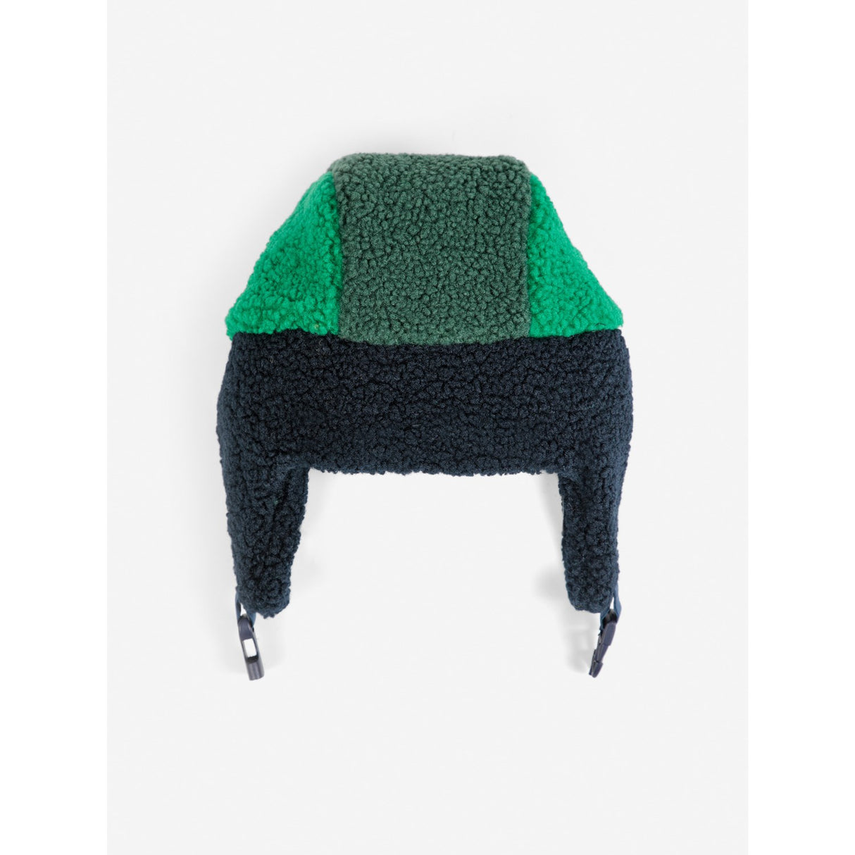 Bobo Choses Navy Blue Bobo Choses Farge Block Sheepskin Chapka