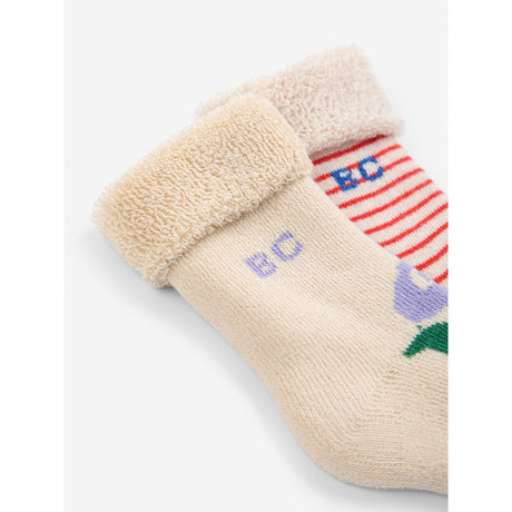 Bobo Choses Offwhite Bc Stamp Bloom Strømper Pakke