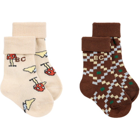 Bobo Choses Multicolor Mush Monster Duo Strømper Pakke