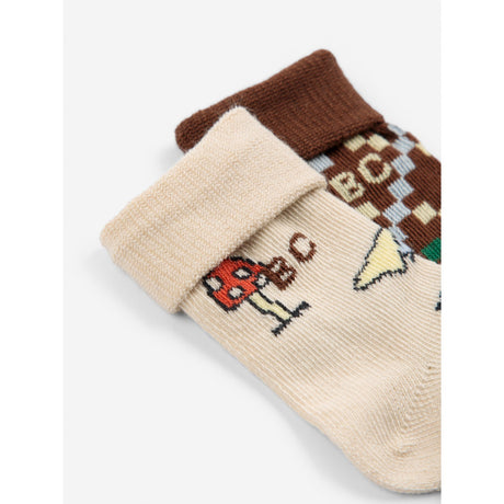 Bobo Choses Multicolor Mush Monster Duo Strømper Pakke
