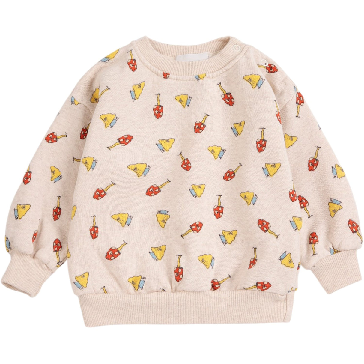 Bobo Choses Offwhite Mush Monster Duo All Over Collegegenser