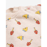 Bobo Choses Offwhite Mush Monster Duo All Over Collegegenser