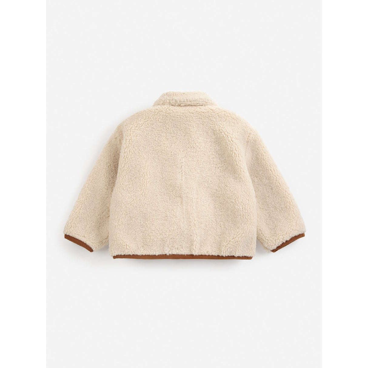 Bobo Choses Brown Pixel Abduction Sheepskin Vendbar Jakke